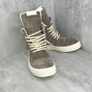 Stylish High-Top Suede Sneakers